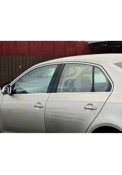 Vw Jetta Cam Çerçevesi Kenar Çıtası Krom 2005 -2010 Full Set