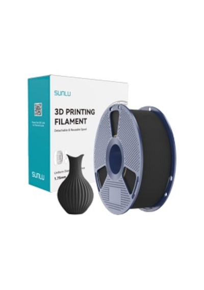 Sunlu Pla Filament Siyah 1.75mm 1kg