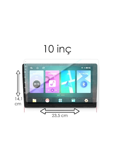 10 İnç Universal Uyumlu 9h Nano Ekran Koruyucu