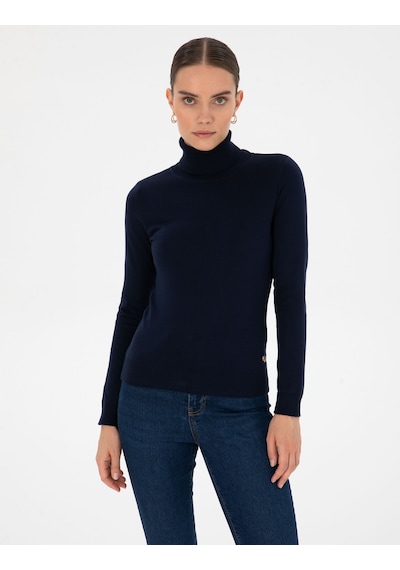 Pierre Cardin Kadın Lacivert Kazak /triko 50315747-vr033 Lacivert