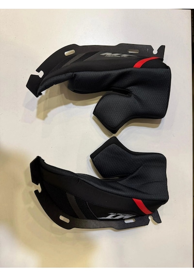 Kask Mt İç Ped Takımı Thunder 4 Sağ-sol Ve Üst Gri/kırmızı