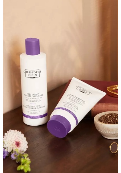 Christophe Robin Luscious Curl Saç Kremi Temizleyici, Chia Tohumu Yağlı, 250 Ml