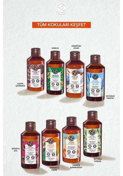 Yves Rocher Duş Jeli - Nemlendirici Canlandırıcı Mango Kişniş-sls,sles İçermez,vegan-200ml Diğer
