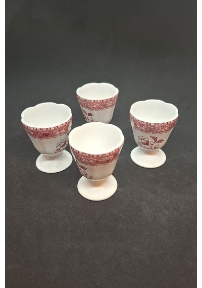 Pembe Vintage Yumurtalık 1 Adet Pembe-beyaz