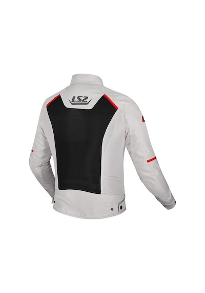 Ls2 Breeze Yazlık Kadın Mont Gri-siyah-kırmızı