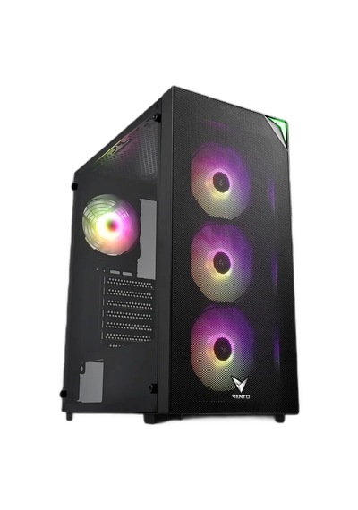 Vento VG4200S 850W 80+ Temperli Cam RGB ATX Oyuncu Bilgisayar Kasası