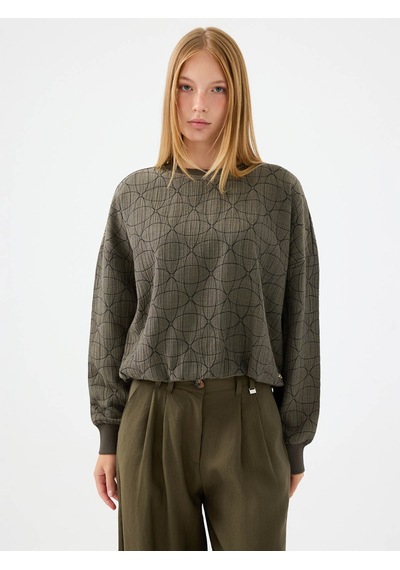 Loft Haki Kadın Sweatshirt Lf2041190 Haki