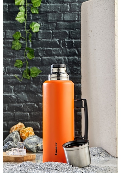 Cooker Campmate 1.5 Litre Paslanmaz Çelik Termos Ckr2085 Turuncu