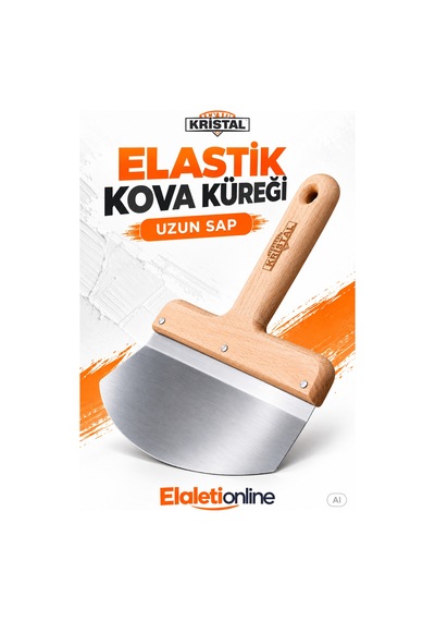 Elastik Kova Küreği Ahşap Saplı Uzun Sap - 931653107 Diğer