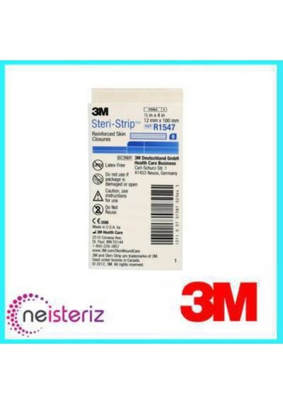 3M Steri-Strip R1547 Dikiş Bandı 12 x 100 MM 10 Adet