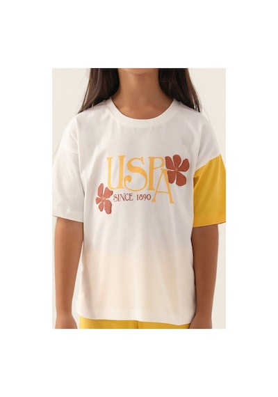 U.s. Polo Assn. Lisanslı Rose Krem Kız Çocuk Pijama Takımı Bej, Krem U.s. Polo Assn. Lisanslı Rose Krem Kız Çocuk Pijama Takımı Bej, Krem