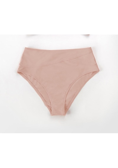 Angelsin Yüksek Bel Bikini Altı Pembe