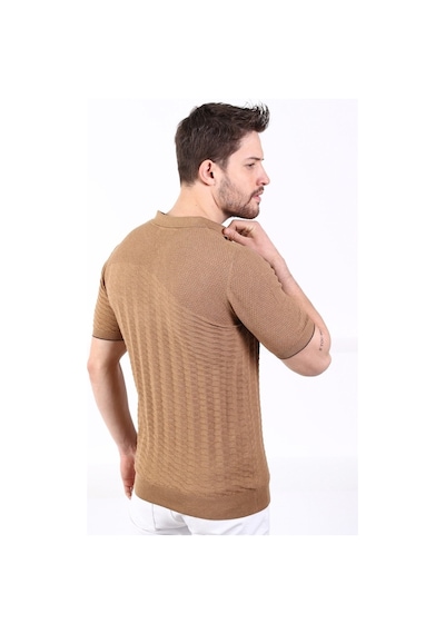 Ferraro Camel Polo Yaka Fermuarlı Erkek Pamuk Triko T-Shirt-Kahverengi (417942124) Kahverengi Ferraro Camel Polo Yaka Fermuarlı Erkek Pamuk Triko T-Shirt-Kahverengi (417942124) Kahverengi