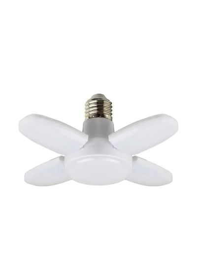 30 Watt 4 Kollu Pervane Led Ampul, Katlanabilir Fan Tipi Tavan Lambası, 6500k Beyaz Işık, 3250 Standart