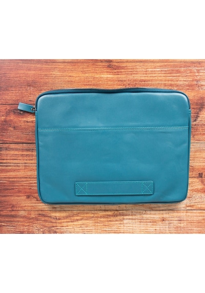 Awe Deri 15-16 İnç Tablet Pc Çantası Brn4 Mavi