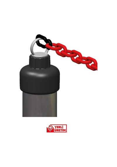 Evelux 12242 Ub R Esnek Şerit Ayırıcı Yüksek Görünürlük, Reflektörlü, Darbe Dayanımlı Delinatör