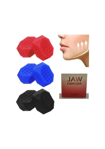 Face Yoga Başlangıç-orta-zor Jawline Çene Kası Egzersiz Topu 6'lı Set
