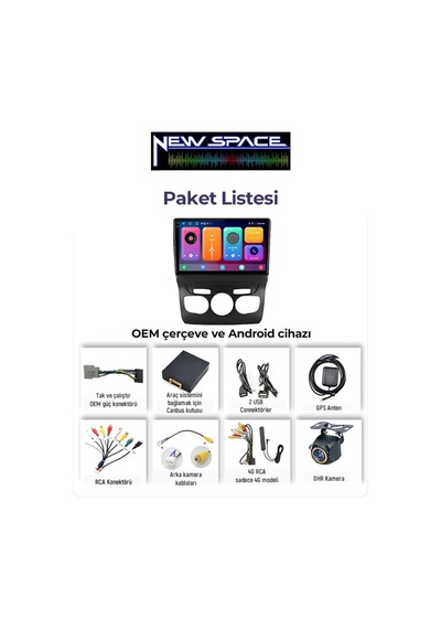 Citroen C4 Android 2gb Ram 32gb Rom Navigasyon Carplay Multimedya