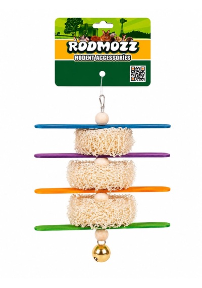 Rodmozz Premium Kabak Lifli Çubuklu Kemirgen Oyuncağı