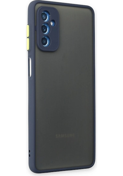Cosmotex Newface Samsung Galaxy Uyumlu  M52 5g Kılıf Montreal Silikon Kapak - Lacivert