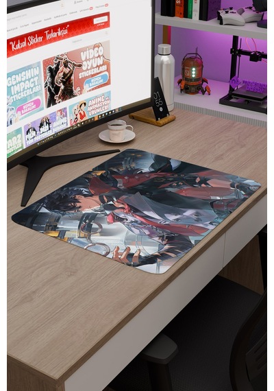 Wriothesley Genshin Impact Anime Gacha V5 - 48x40 Xl Gaming Mouse Pad Fare Altlığı