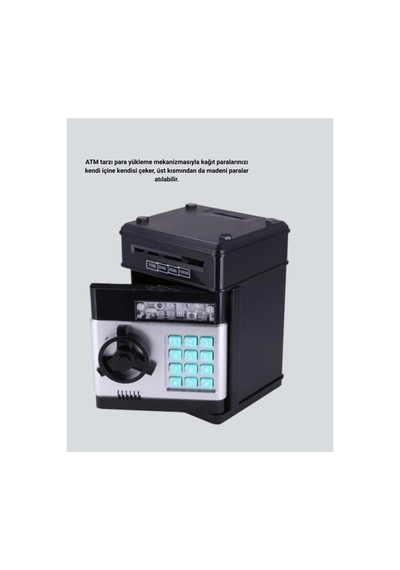Astraltech Otomatik Para Çeken Şifreli Atm Tasarımlı Kumbara