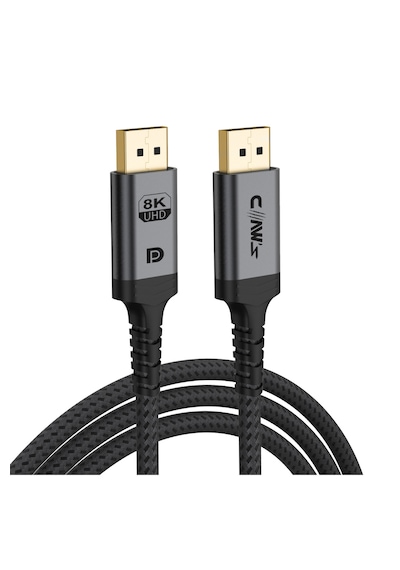 8k Uhd Displayport V1.4 32.4 Gbps / 24k Gold / 8k 60hz-4k 120hz-2k 240hz-fhd 240hz 2m