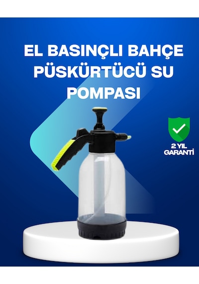 Techmrt Basınçlı Manuel Köpük Pompası 2l Ayarlanabilir Sprey Başlıklı Temizlik 1