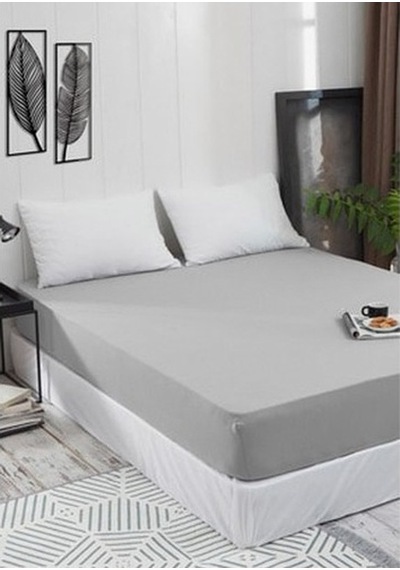 Özdilek Fıtted Yastıklı Çarşaf 100x200+30 Gümüş