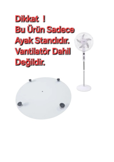 Arçelik Uyumlu 16355 Av Vantilatör Ayak Standı Beyaz