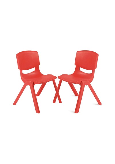 Fiore 2'li Set Büyük Şirin Çocuk Sandalyesi Turuncu Sku: Smg8690010233301 Abanoz - Beyaz