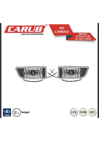 Carub Toyota Tip Sis Farı Beyaz Efsane Kasa Toyota Corolla