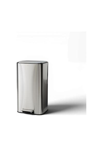 Square Mat Paslanmaz Çelik Pedallı Çöp Kovası 30 L Genel