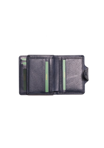 Navy Cüzdan & Kartlık Erkek 866 Vergelio Purse Matte Crystal Wallet Card Holder Mavi