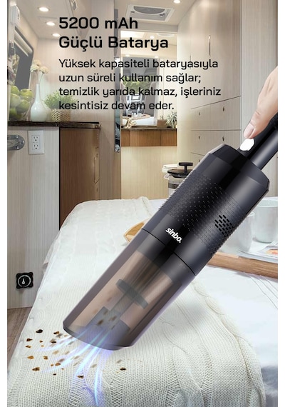 Sinbo SVC-8631 Şarjlı El Süpürgesi
