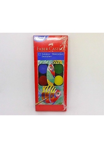 Faber-Castell Sulu Boya Büyük Boy 12 Renk 5292 125012 000