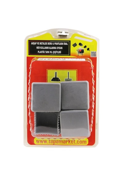 60X60 Plastik Iç Tapa Gri
