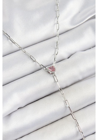 Mey İthalat Pirinç Zirkon Taşlı Pembe Kalp Figürlü Y Model Gümüş Renk Kadın Kolye - Özel Seri Meyeb68595c33547a65405c0474b9 Mey İthalat Pirinç Zirkon Taşlı Pembe Kalp Figürlü Y Model Gümüş Renk Kadın Kolye - Özel Seri Meyeb68595c33547a65405c0474b9