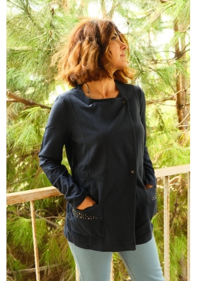Crveniruz Sweatshirt Hırka Lacivert