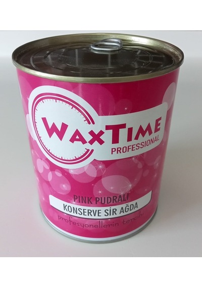 Waxtime Professional Pink Pudralı Konserve Sir Ağda 800 ML