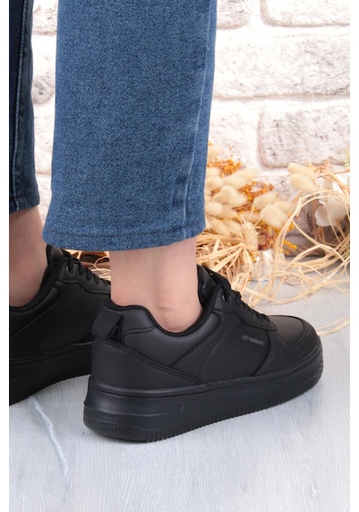 M.p 252 6049 Rahat Hafif Orijinal Ürün Kadın Sneaker Spor Ayakkabı Siyah