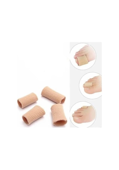 El Ayak Parmak Koruyucu Ayırıcı Kumaş Silikon Tüp 2.5 CM 2 Adet