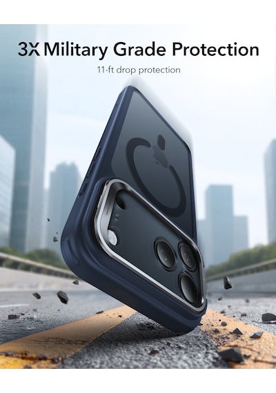 Esr Apple Uyumlu iPhone 17 Pro Classic Hybrid Magsafe Standlı Kılıf - Kamera Kontrol Buton - Buzlu Mavi Buzlu Mavi Esr Apple Uyumlu iPhone 17 Pro Classic Hybrid Magsafe Standlı Kılıf - Kamera Kontrol Buton - Buzlu Mavi Buzlu Mavi