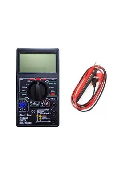 Dt860d Dijital Multimetre Geniş Ekranlı Ölçü Aleti