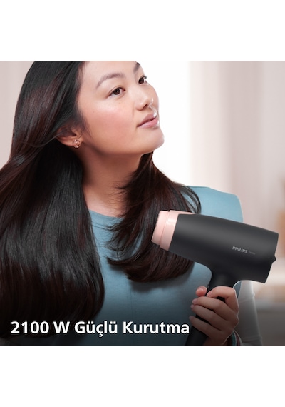 Philips BHD350/06 Thermoprotect Saç Kurutma Makinesi - 2100W, Gelişmiş İyonik Bakım, 6 Isı ve Hız Ayarı