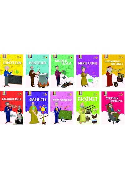Bilime Işık Tutanlar Graham Bell - Leonardo Da Vinci - Marie Cruie - Galileo - Einstein - Stephen Hawking - Arşimet - Nikola Tesla - Aziz Sancar - Pa