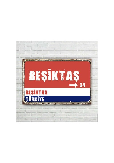 Beşiktaş Ahşap Poster - 573292124