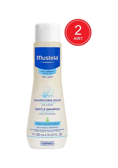 Mustela Gentle Shampoo Bebek Şampuanı 2 x 200 ML