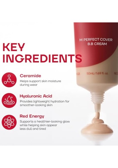 Mıssha Yoğun Kapatıcılık Sunan Nemlendirici Bb Krem 50ml M Perfect Cover B.b Cream Exspf42/pa+++ No: 21 00