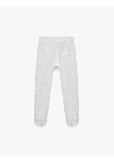 Koton Şardonlu Taş Detaylı Beli Lastikli Jogger Eşofman Altı Kar Melanj 7wkg40014ak Gri Melanj Koton Şardonlu Taş Detaylı Beli Lastikli Jogger Eşofman Altı Kar Melanj 7wkg40014ak Gri Melanj